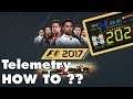 How to setup telemetry on F1 2017 | Sim dashboard