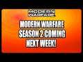 MODERN WARFARE SEASON 2 COMING NEXT WEEK! 2XP AND 2WXP ALL WEEK!