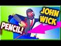 Pencil John Wick vs Every Unit 1v1 - TABS Mods Gameplay #1