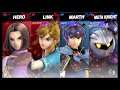 Super Smash Bros Ultimate Amiibo Fights   Request #5955 Hero & Link vs Marth & Meta Knight