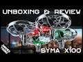 Syma X100 Drone Obstacle Avoidance mode Unboxing & Review