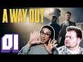 Andy nearly looses it at Tahra trying to be sneaky..! A Way Out #01