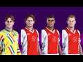 Ajax Legends Edwin van Der Sar, Blind, Reiziger, Frank de Boer Face Build eFootball PES
