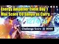 Energy Amplifier Event Day 1 Max 8000 Score, Melt C0 Ganyu C0 Zhongli Team Comp