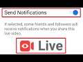 Facebook Live || Not Send Notifications Problem Solve in Facebook Live