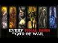 FINAL BOSS in EVERY GOD OF WAR GAME and HOW KRATOS DEFEATED THEM ( In Order ) GAMEPLAY with CUTSCENE