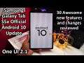 Galaxy Tab S5e Android 10 Update 30 NEW features and changes (One UI 2.1)