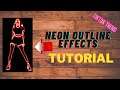 How to edit neon outline effects using Capcut Tutorial (Trending on TikTok)