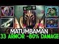 MATUMBAMAN [Centaur Warrunner] Superman 33 Armor -80% Damage 7.24 Dota 2