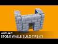 Minecraft: Building Tips For Beginners (Stone Walls)