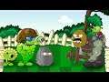 Plants Vs Zombies GW Animation  - Episode 11 - Gatling Pea vs Gargantuar