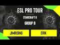 SC2 - Jimrising vs Erik - DreamHack SC2 Masters: Fall - Group B - LA