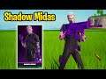 Shadow Midas Skin Gameplay + Review in Fortnite