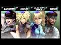 Super Smash Bros Ultimate Amiibo Fights  – Request #17936 Bayonetta vs Saint vs Zero Suit vs Snake