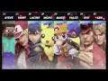 Super Smash Bros Ultimate Amiibo Fights – Steve & Co #129 Castle Siege Showdown