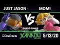 S@X 353 Onine Grand Finals - MOM! (Peach) Vs. Just Jason [L] (Sheik) Smash Melee - SSBM