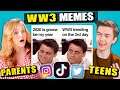 Teens And Parents React To WORLD WAR 3 MEMES