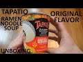 Unboxing Tapatio Original Flavor Ramen Noodle Soup Cup