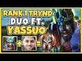#1 TRYNDAMERE WORLD UNREAL DUO FT. YASSUO (RANK 1 YASUO WORLD) VS. BOXBOX RIVEN - League of Legends