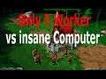 5 Worker vs insane Computer | Human Mirror - Full Warcraft 3 Gameplay [Deutsch/German]