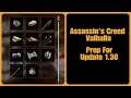 Assassin's Creed Valhalla- Prep For Update 1.30