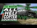 Call of Duty Warzone ALL HELICOPTER LOCATIONS - Warzone HELICOPTER SPAWN LOCATIONS