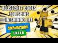 [CODE] ALL NEW 3 *FREE SPINS* SECRET CODES in SHINDO LIFE (Shindo Life Codes)ROBLOX Shindo life