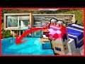 COMO METER UNA LLAMA EN LA PISCINA | MINECRAFT #2