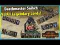 DEATH MASTER SNIKCH VS ALL LEGENDARY LORDS IN TOTAL WAR WARHAMMER 2!