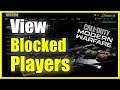 How to View Blocked Players & Unblock in Call of Duty WARZONE (Easy Tutorial)