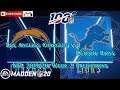 Los Angeles Chargers vs  Detroit Lions  | NFL 2019-20 Week 2 | Predictions Madden NFL 20