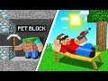 MINECRAFT But The BLOCKS MINE For You!