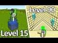 Minecraft IMPOSSIBLE 200 IQ Plays (From Level 1 to Level 100)