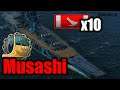 Musashi - 10 Kills - 240k DMG - World of Warships