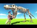 SKELETON T-REX! Skeleton Dinosaur NEW UPDATE! - Animal Revolt Battle Simulator