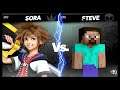 Super Smash Bros Ultimate Amiibo Fights – Sora & Co #143 Sora vs Steve