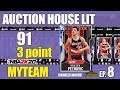 THE AUCTION HOUSE IS LIT | 91 THREE POINT RATING FOR THE LOW | NBA 2K20 | Ep. 8