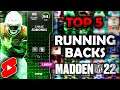 TOP 5 RUNNING BACKS IN Madden 22 Ultimate Team (10/28)