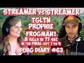 ChocoTaco Pr0phie TGLTN FROGMAN1 | Streamer Vs Streamer | PUBG DIARY #63