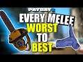 Every MELEE ranked WORST to BEST (Payday 2)