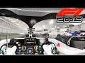 F1 2019 EXCLUSIVE  Gameplay - HEAVY RAIN in BAHRAIN with George Russell (F1 2019 Game Williams)
