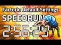 Factorio "Default Settings" Speedrun in 2:56:25 by AntiElitz