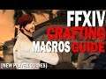 FFXIV Crafting Smarter Not Harder | New Player Guide