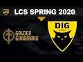 GG vs DIG - LCS 2020 Spring Split Tiebreakers - Golden Guardians vs Dignitas