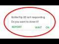 How To Fix Bottle Flip 3D App Is Not Responding Error Android & Ios