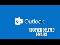How to Recover Deleted Emails on Outlook 2021