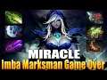 MIRACLE [Drow Ranger] Imba Marksman Game Over | Safe | Best MMR Gameplay - Dota 2