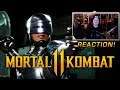 Mortal Kombat 11 - Aftermath Reveal Trailer REACTION! (Robocop, Fujin, Friendships, Skins & More!)