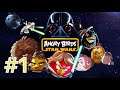 NEW! Let's play ANGRY BIRD STAR WARS PART 1 (I GOT THE PIGS IN MY SECOND TRY🐷😂😱😊😎)