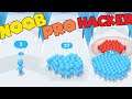 NOOB vs PRO vs HACKER in Count Master ! (Level 1 - 17 )